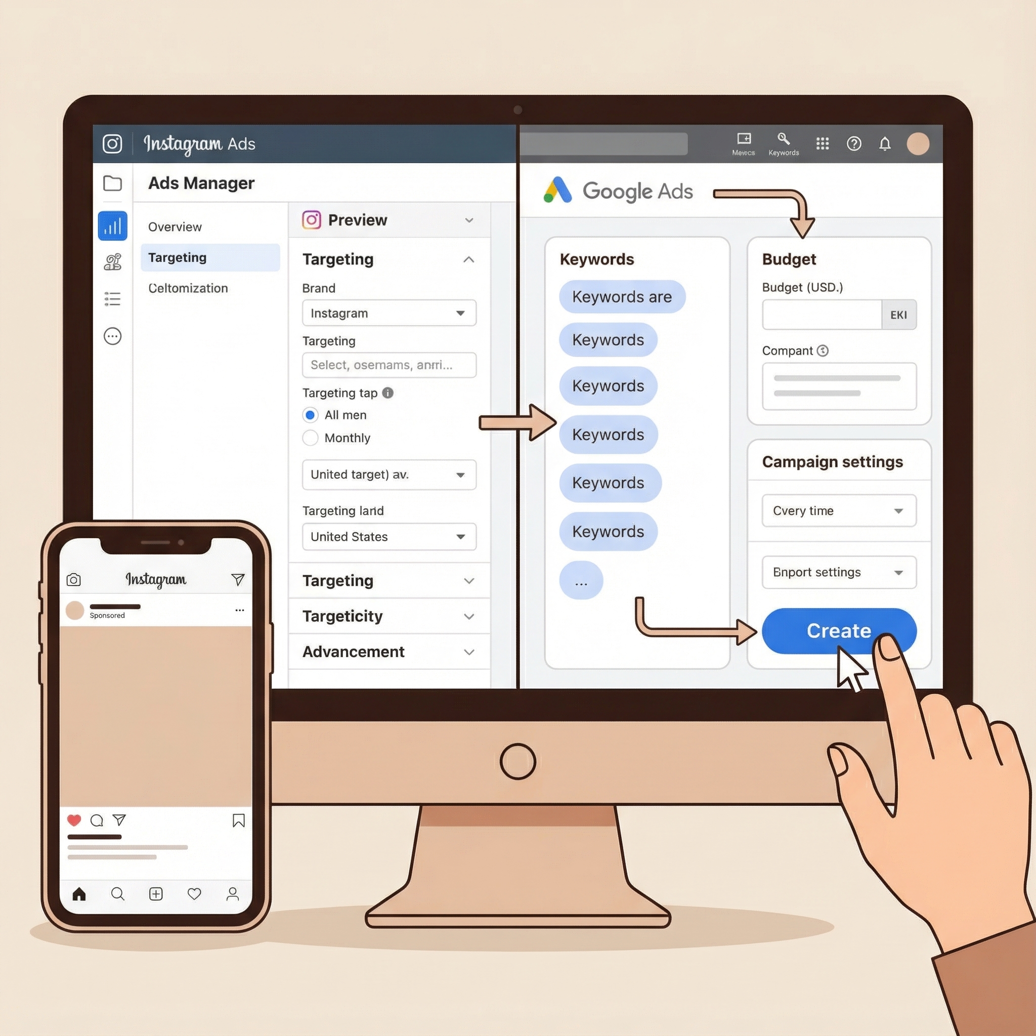 設定画面付きで実践的
